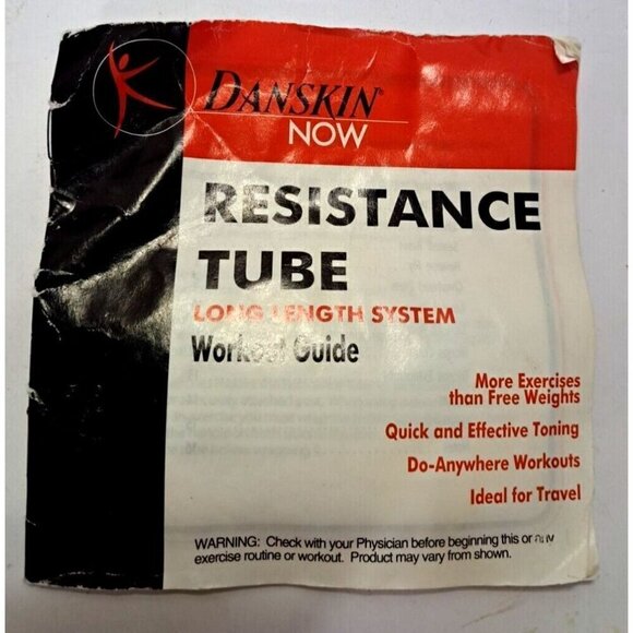 Danskin Resistance Tube Long-Length System with Workout Guide - Picture 4 of 5